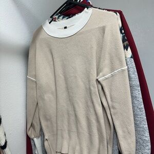 Beige Crewneck Sweater